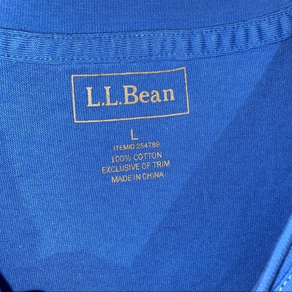 L.L. Bean Long Sleeve Shirt Size Large - Picture 2 of 3